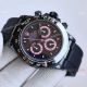 Super Clone Rolex BLAKEN Daytona Extra thin Watch Matt Black Pink Markers (5)_th.jpg